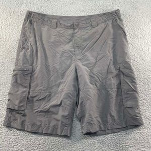 Columbia Mens Fishing Shorts Size 42 Gray Outdoor Fish Hiking Chino